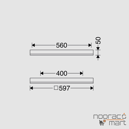 مشخصات چراغ روکار الگانس 33 وات مازی نور